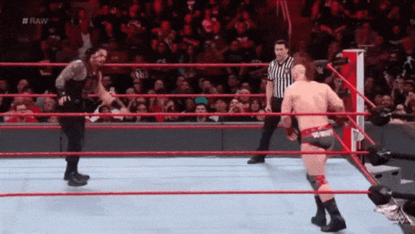 Roman Reigns Sit Out Powerbomb