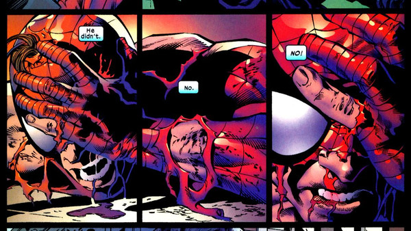 Morlun Rips Out Spider-Man's Eye