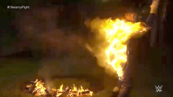 Person on fire I don't know