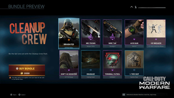 Warzone Bundle Packs