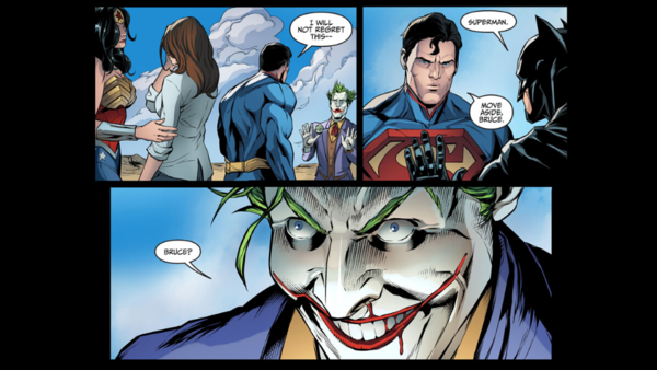 Batman Superman Smiling