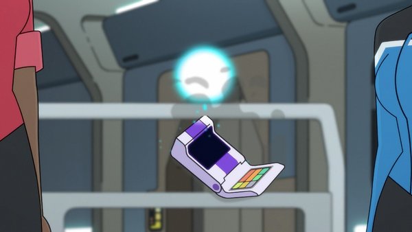 Star Trek Lower Decks Evora Insurrection Easter Egg Cameo