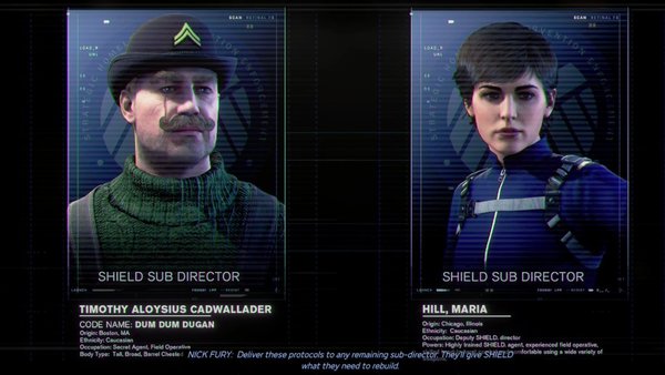 Marvel's Avengers Dum Dum Dugan Maria Hill