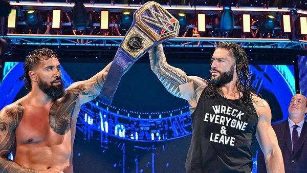 Roman Reigns Jey Uso Paul Heyman