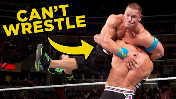 JOHN CENA Cant Wrestle Thumb