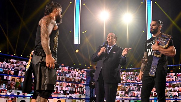Jey Uso Roman Reigns Paul Heyman