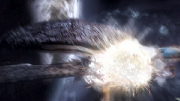Battlestar Galactica Cloud 9 Explodes