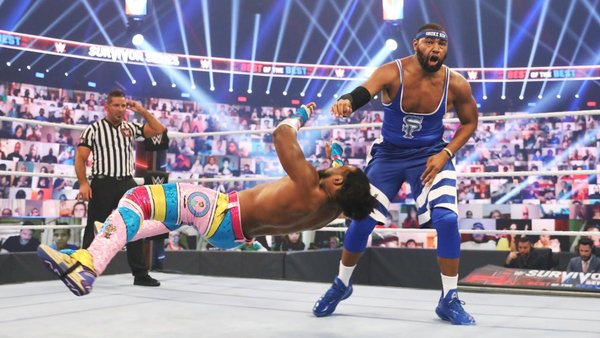 WWE Survivor Series 2020 Deangelo Dawkins Xavier Woods