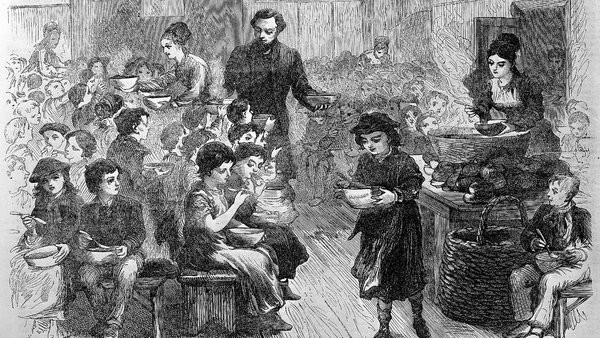 Ha'penny dinners, Victorian London