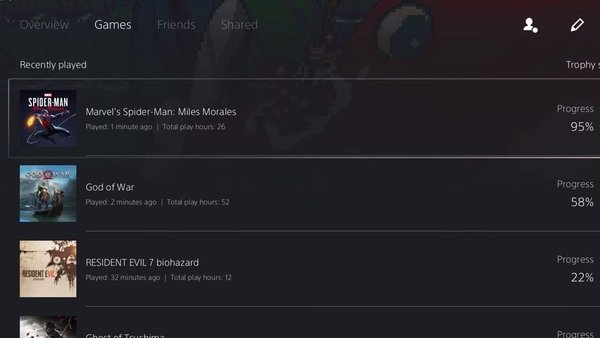 ps5 menu