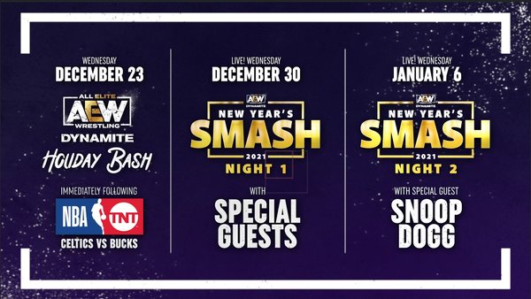 AEW HOliday Bash new Year's Smash