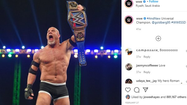 Goldberg Instagram