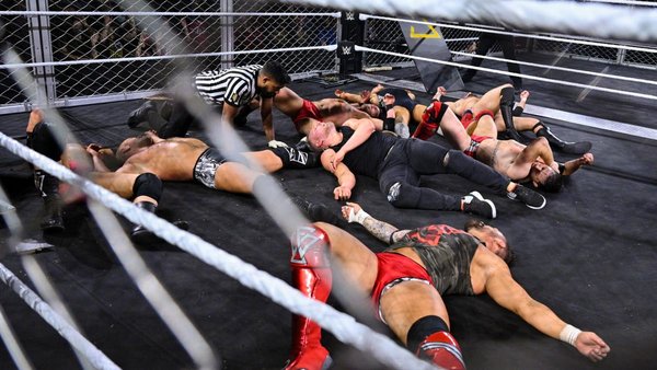 Massive pile of men
