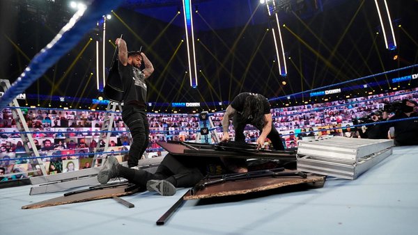 Kevin Owens Roman Reigns Jey Uso