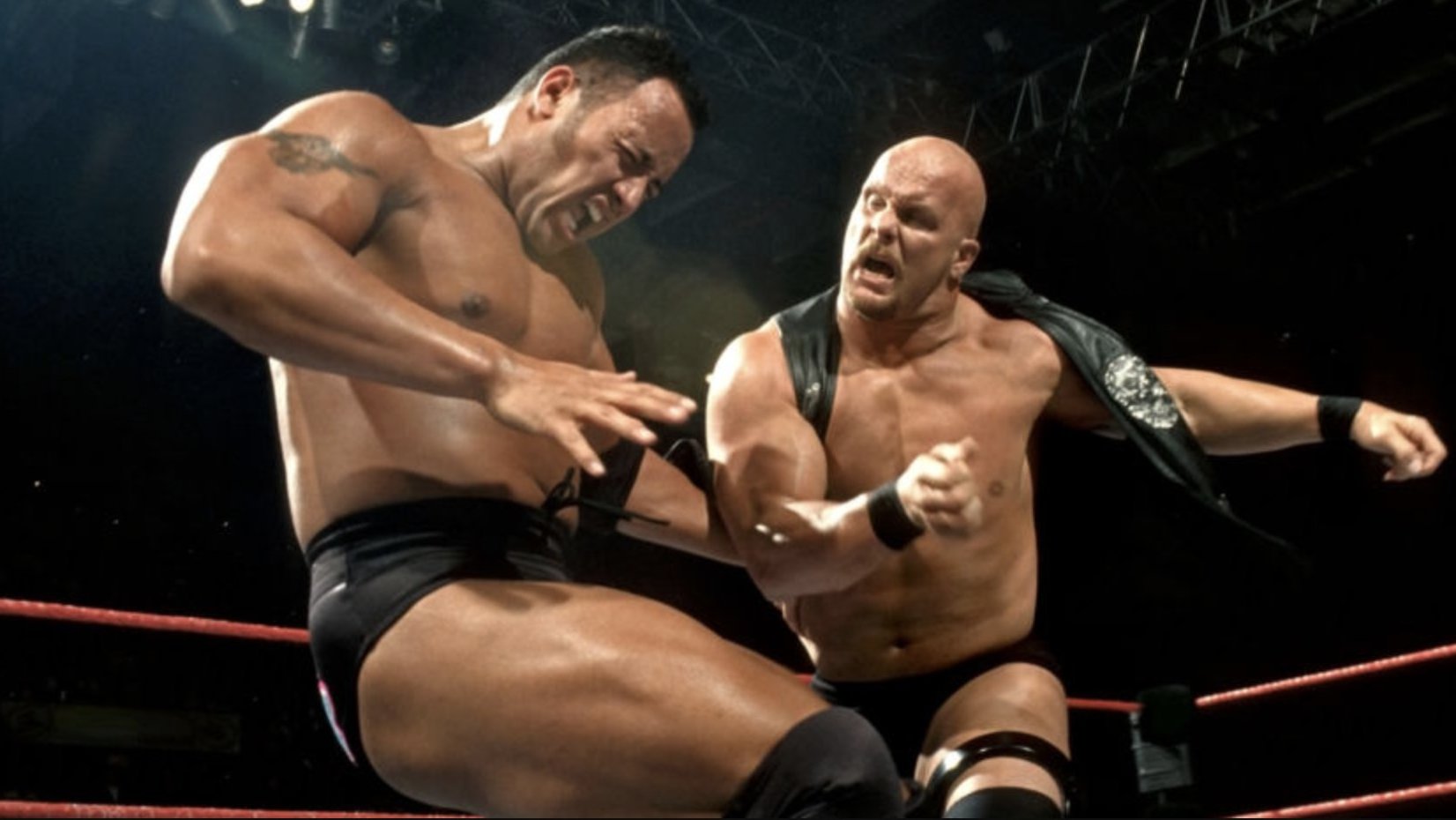 stone cold steve austin the rock