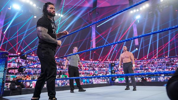 Roman Reigns Adam Pearce