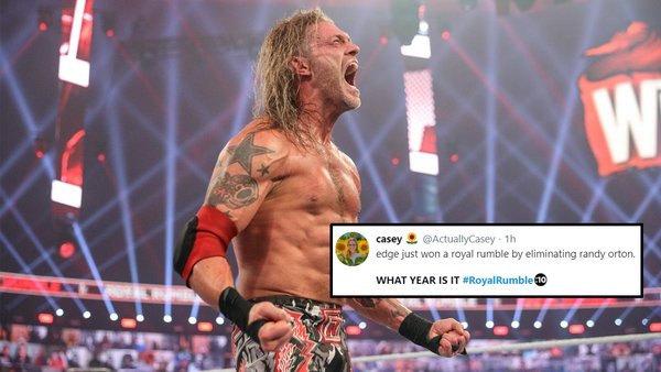 Edge Royal Rumble Reactions