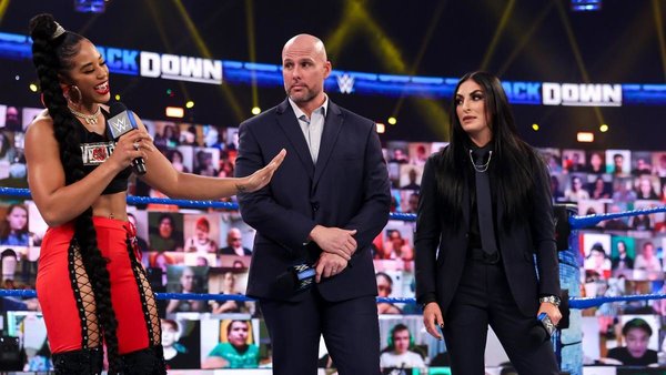 Bianca Belair Adam Pearce Sonya Deville