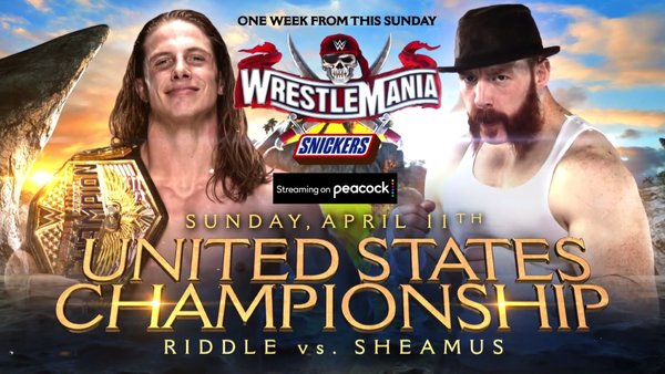 Sheamus Riddle WrestleMania 37