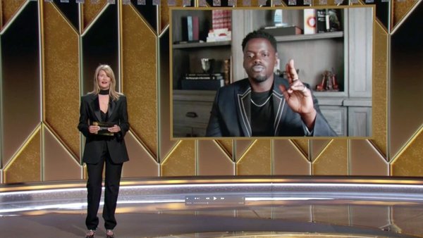 Golden Globes 2021 Laura Dern Daniel Kaluuya