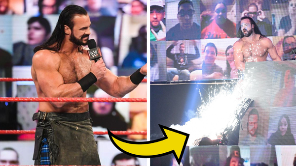 Drew McIntyre sparks fly
