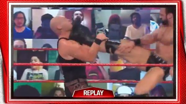 Drew McIntyre King Corbin Claymore Kick