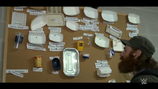 Sami Zayn WWE Catering