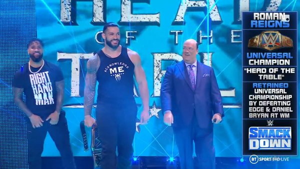 Roman Reigns Jey Uso Paul Heyman