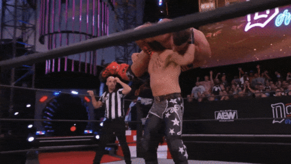 Hangman Page Brian Cage Brock Lesnar F5