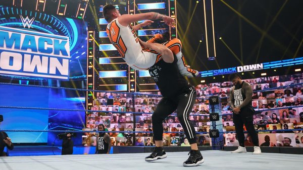 Roman Reigns The Usos Jimmy Jey Dominik Mysterio