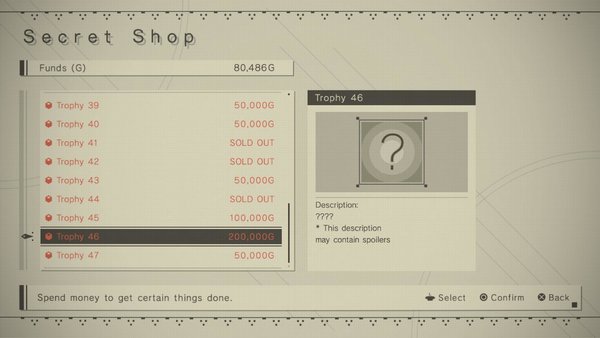 Buy Trophy Neir Automata