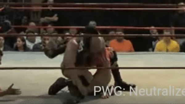 AJ Styles Moonsault DDT