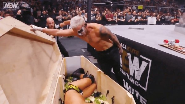 Darby Allin Ethan Page AEW Dynamite Fyter Fest Coffin Match