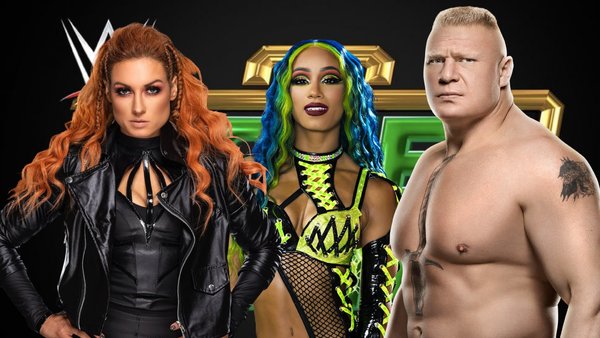 Becky Lynch Sasha Banks Brock Lesnar