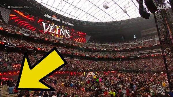 WWE SummerSlam 2021 Empty Seats