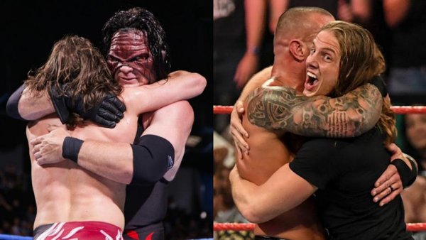 Kane Daniel Bryan Randy Orton Riddle Hug
