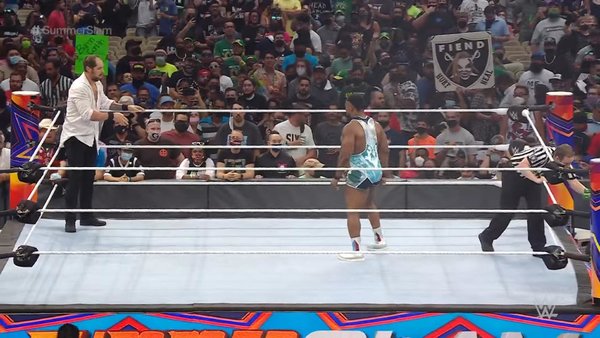 Big E Baron Corbin Bray Wyatt Fiend Sign