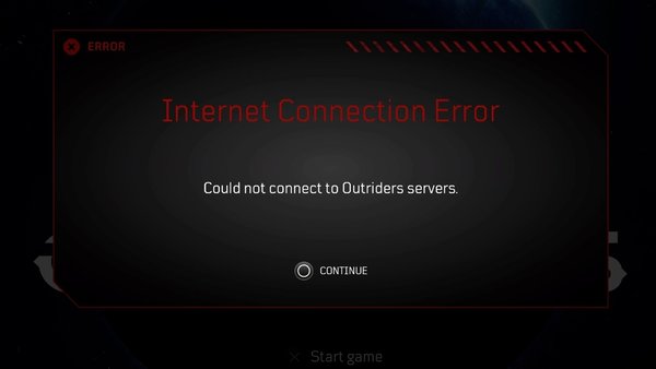 outriders disconnect