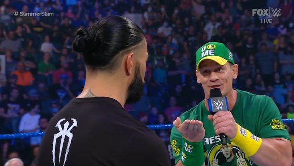 John Cena Roman Reigns Kiss