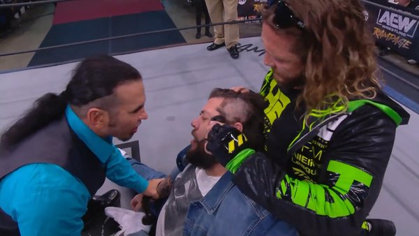 Matt Hardy Orange Cassidy Fan AEW