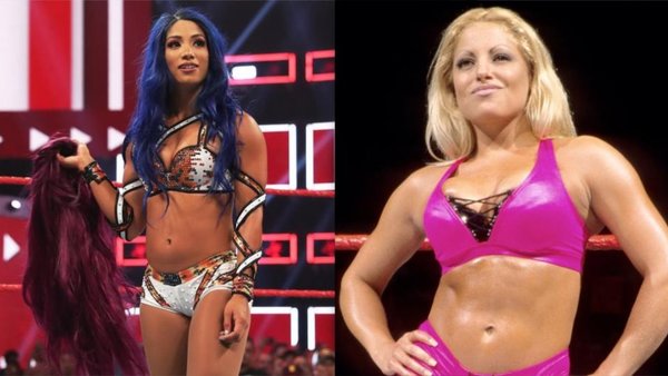 Sasha Banks Vs Trish Stratus 