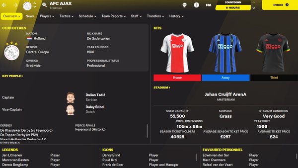 Football Manager 22 Ajax