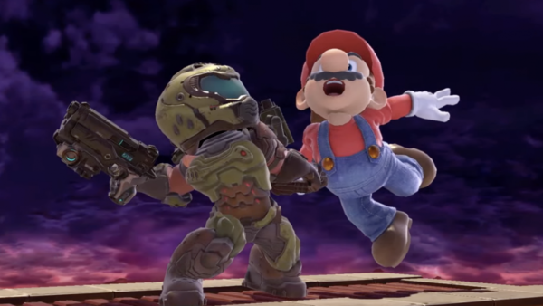 smash bros doomguy