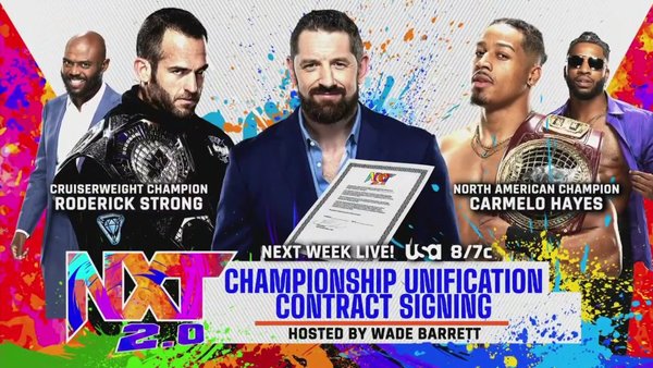 NXT 2.0 Roderick Strong Carmelo Hayes