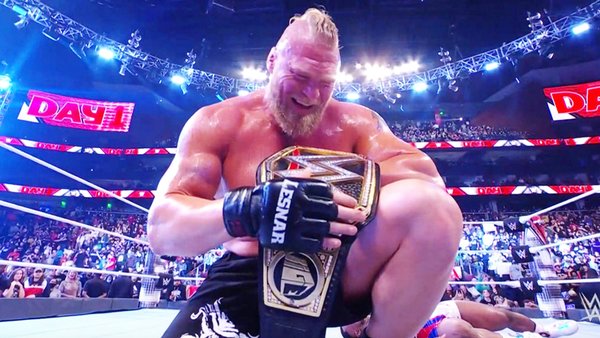 WWE Day 1 Brock Lesnar