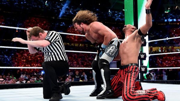 Shinsuke Nakamura AJ Styles Wrestle Kingdom 10 WWE WrestleMania 34