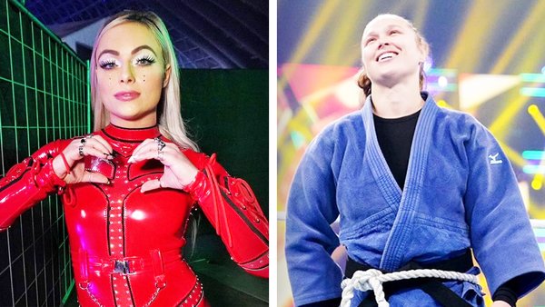 WWE Elimination Chamber 2022 Liv Morgan Ronda Rousey