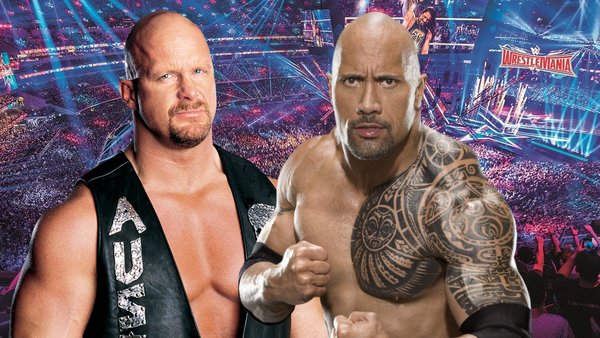 Steve Austin Roman Reigns WWE WrestleMania 38