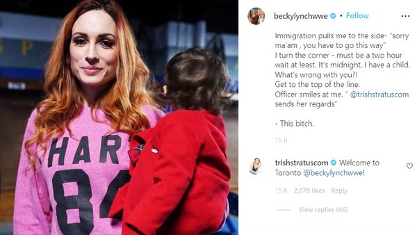 Becky Lynch Trish Stratus