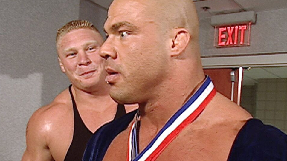 Brock Lesnar Kurt Angle